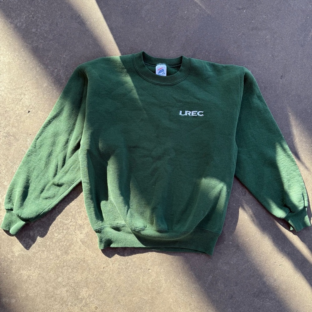 Jerzees Forest Green Crewneck Sweater SIZE MEDIUM